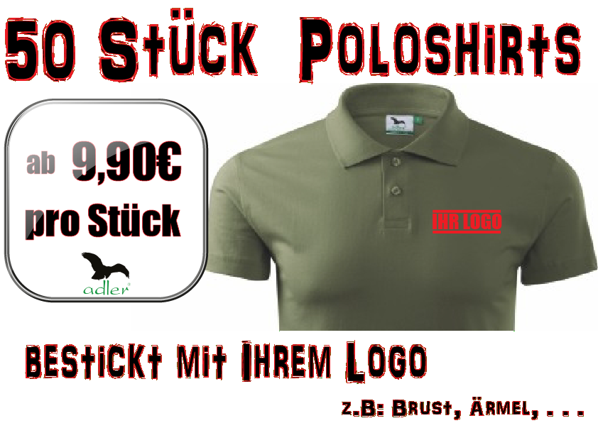 Poloshirt, bedruckt, Polohemden, bestickt, Vereinslogo, Logo, bestickt, bedruckt, beflockt
